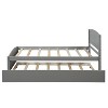 Whisen Modern Design Twin Size Platform Bed with Trundle - 2 of 4