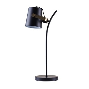 Vandrid Table Lamp Black (Includes Energy Efficient Light Bulb) - Aiden Lane