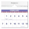 Deluxe Three-Month Reference Wall Calendar, Horizontal Orientation, 24 x 12, White Sheets, 15-Month: Dec 2025 to Feb 2027 - 2 of 4