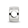 Black Bow Jewelry Sterling Silver Double sided, Vegas Chip Bead Charm - 2 of 4