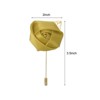 Unique Bargains Wedding Ceremony Anniversary Groom Silk Metal Rose Boutonnieres 24 Pcs - 2 of 3