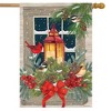 Briarwood Lane Magic Of The Season Winter House Flag Cardinals La - 2 of 4