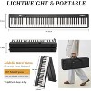 270 88-Key Portable Electric Keyboard-Full Size Semi-Weighted-Folding Design With Stand-Pedal-Headphones-Carry Bag-MIDI Bluetooth - 4 of 4