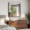 Whisen 36x36 Inch Square Bathrrom Wall Mirror, Premium HD Glass, Anti-Rust Aluminum Frame - 2 of 4