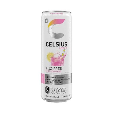 CELSIUS Fizz Free Pink Lemonade - 12 fl oz Can