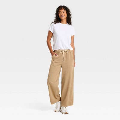 Women's High-Rise Regular Fit Ankle Pull-On Pants - Universal Thread