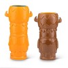 Beeline Creative Geeki Tikis The Flintstones Mug Set | Fred & Barney Tiki Mugs | Holds 28 Ounces - image 2 of 4