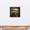 Creative Products Christmas Yorkie 13.73 x 13.73 Black Framed Canvas - 4 of 4