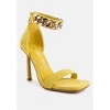 Last Sip Micro Suede High Heel Sandals - 2 of 4