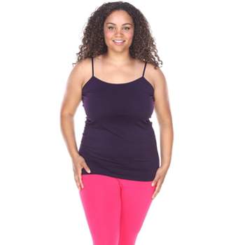 Women's Plus Size Tank Top - One Size Fits Most Plus - White Mark