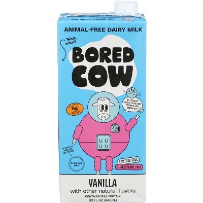 Bord Cow Animal-Free Dairy Milk Vanilla - Case of 12 - 32 fl oz