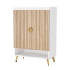 UbMelt  29.53 Inch Shoe Cabinet,Modern Shoe Storage Cabinet Organizer with 2 Doors and Adjustable Shelves for Entryway,Hallway,Closet - 3 of 4
