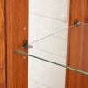 PAGED Classic Bookshelf Lighted Glass Display Cabinet with Adjustable Glass Shelves, 2 Doors and 1 Drawer for Home Office, Study - 4 of 4