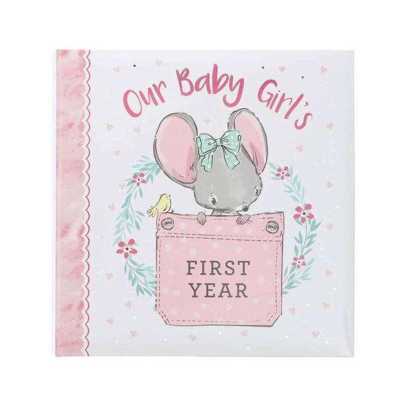 Memory Book Our Baby Girl's First Year - (Hardcover), 1 of 4