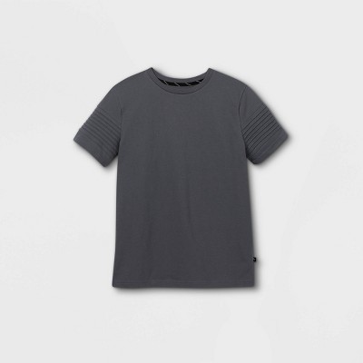 Boys' Moto Short Sleeve T-Shirt - art class™ Gray M