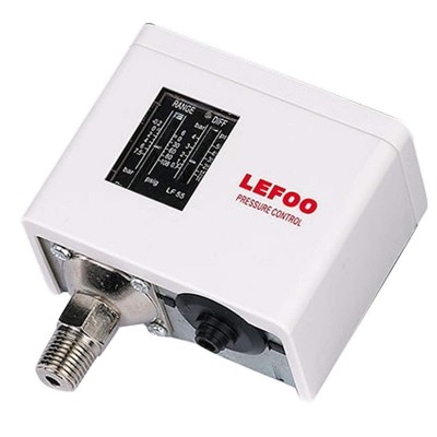 LEFOO LF5510 Adjustable HVAC Pressure Control/Steam Boiler Pressure Switch/Single Refrigeration/Air Water Pump Compressor Pressure Switch