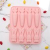 Unique Bargains Candy Moulds 8-Cavity Carrot Bunny Candy Mould Hand Wash 6.22"x5.12"x0.67" 1 Pc - 2 of 4