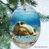 Unique Cancun Mexico Vacation Ornament, Tropical Mexican Ocean Keepsake Art and Decor| OrnamentallyYou - 4 of 4