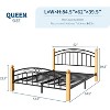 Metal Platform Bed Frame with Headboard, 10" Under-Bed Storage, Noise-Free, No Box Spring Needed - 3 of 4