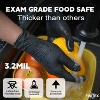 FINITEX Nitrile Disposable Gloves - Black, 100, 300 & 1000 PCS 3.2mil, Powder-Free, Medical & Exam, Food Gloves - 3 of 4