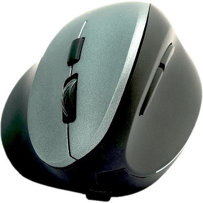 SMK-Link Ergonomic Bluetooth Mouse - Optical - Wireless - Bluetooth/Radio Frequency - USB - 1600 dpi - Scroll Wheel - 5 Button(s)