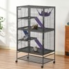 VEVOR 64.6" Rolling Metal Ferret Cage, Large 4-Tier Critter Nation Cage, Small Animal Cage with Ramps & Tray, Easy to Set up for Pet Rats, Hamster - 2 of 4