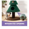 60inch Cat Tree Tower with 2 Large Condos Party Decoration with Cat House And Bedsfor Indoor Cats - 3 of 4