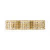 Elegant Lighting Ollie 3 light Brass and Clear Crystals wall sconce - 3 of 4