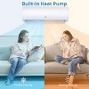 Garvee 9000 BTU WiFi Enabled Mini Split Air Conditioner and Heat Pump 19 SEER2 Inverter 115V White - 2 of 4