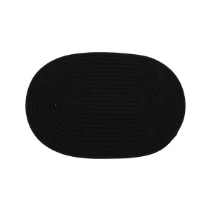 Unique Bargains Trivet Oval Rope Coaster Cotton Non-Woven Fabric 12.6"x8.66"x0.31" - 1 of 3