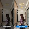 Claxy Gold LED Flush Mount Ceiling Light 4000K - 4 of 4