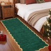 Modern Washable Rug Scalloped Rug with Non Slip Backing - 2 of 4