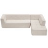 NicBex 2PCS L Shaped Sectional Sofa 3 Seat Modern Modular Sofa for Living Room & Apartment & Office - 2 of 4