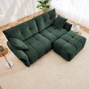 78.7" Chenille Modular L-Shaped Sectional Sofa with High-Resilience Cushions and Ottoman for Small Living Room - 2 of 4