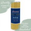 Elanze Designs Small Business Owner Sunflower Midnight 20 ounce Stainless Steel Travel Tumbler - 3 of 4