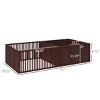 81'' Large Dog Whelping Box with Removable Doors and Two Rooms Indoor Puppy Pen for Large Breed Dogs - LAOTIES - 2 of 4