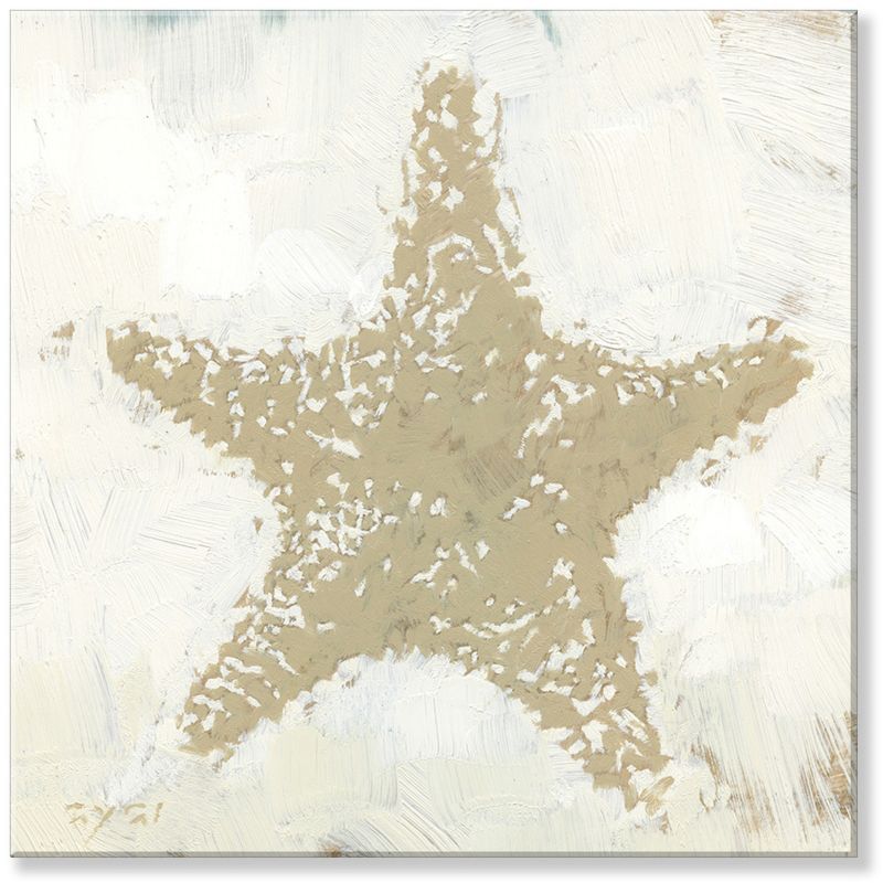 Sullivans Darren Gygi Starfish Silhouette Giclee Wall Art, Gallery Wrapped, Handcrafted in USA, Wall Art, Wall Decor, Home Décor, Handed Painted, 1 of 6