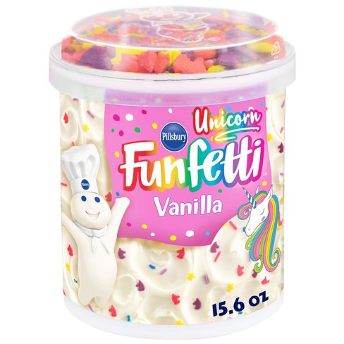 Pillsbury Funfetti Unicorn Vanilla Frosting - 15.6oz : Target