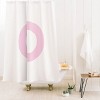 Deny Designs April Lane Art Block Monogram Shower Curtain - 2 of 3