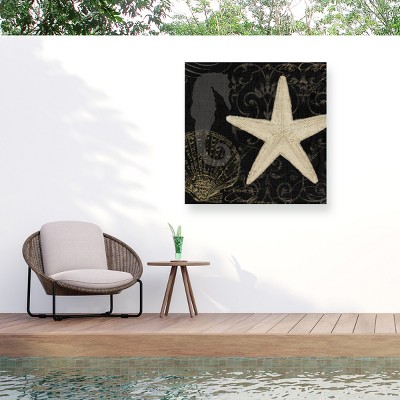 "Coastal Moonlight I" Outdoor Canvas