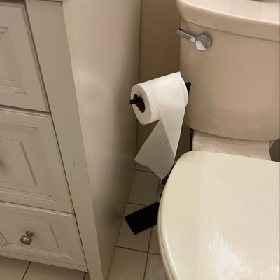 Classic Metal Wall-Mount Toilet Paper Holder Black Finish - Hearth & Hand™  with Magnolia