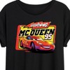 Women's - Disney - Original Lightning McQueen #95 Oversized Graphic T-Shirt - 2 of 4