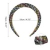 Unique Bargains Women's Foam Raffia Straw Headband 1 Pc - 4 of 4
