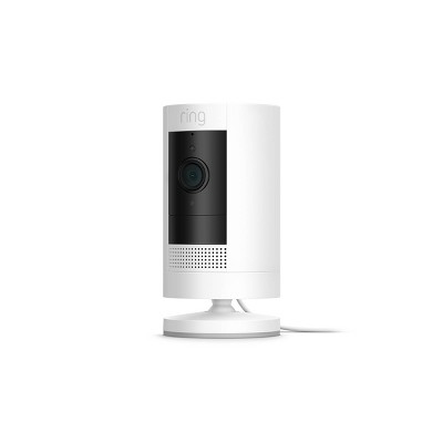 Ring Stick Up 1080p Wired Cam Plug-In - White