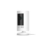 Ring 1080p Stick Up Cam  Wired Plug-In Security Camera - White
