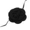 Unique Bargains Pearl Satin Rose Tie Choker Necklace 1 Pc - 4 of 4
