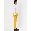 Lars Amadeus Men's Dress Striped Slim Fit Flat Front Business Trousers - 4 of 4