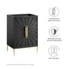 Modway Awaken 24" Vanity Cabinet - Compact Bathroom Sink Cabinet with Open Shelf and Modern Lines (Sink Basin Not Included) - 2 of 4