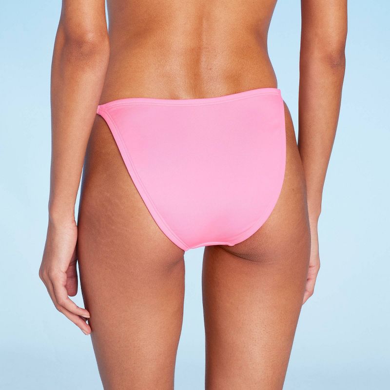 Women's Side Tab Extra High Leg Cheeky Bikini Bottom - Wild Fable™, 3 of 7