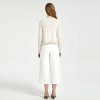 Women's Long Sleeve Crewneck Ruffle Hem Cardigan - A New Day™ - 2 of 3